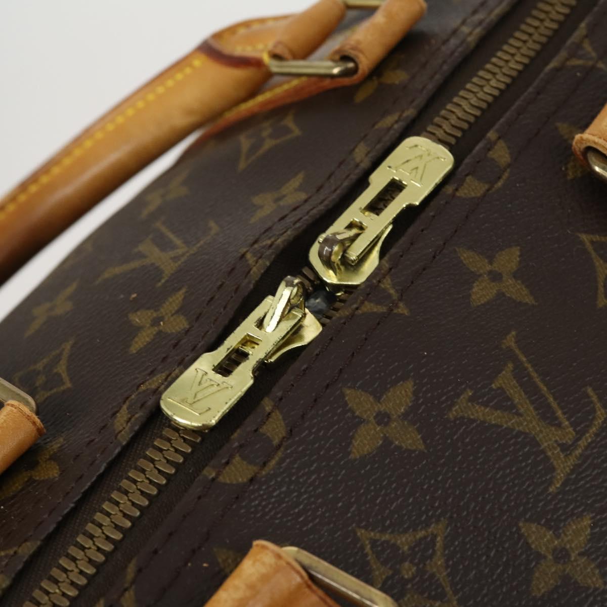 LOUIS VUITTON Monogram Keepall 55 Boston Bag M41424 LV Auth ep12315