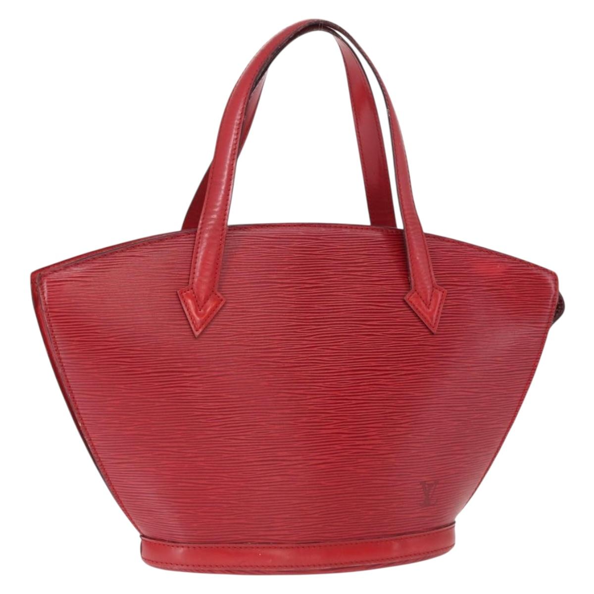 LOUIS VUITTON Epi Saint Jacques Shoulder Bag Red M52277 LV Auth ep12316