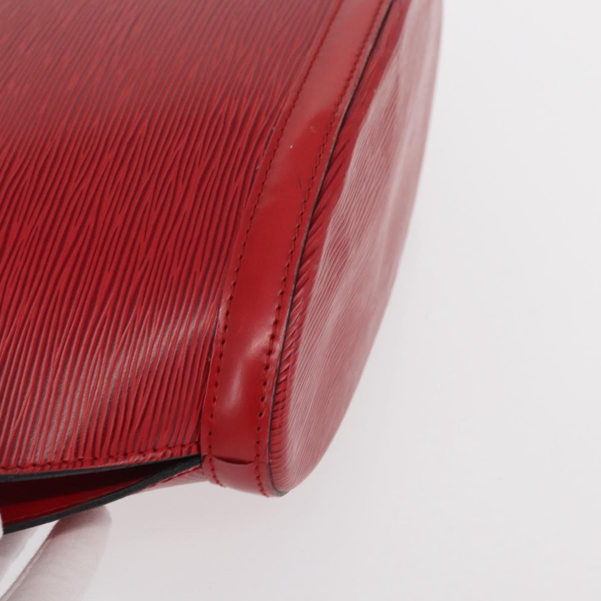 LOUIS VUITTON Epi Saint Jacques Shoulder Bag Red M52277 LV Auth ep12316