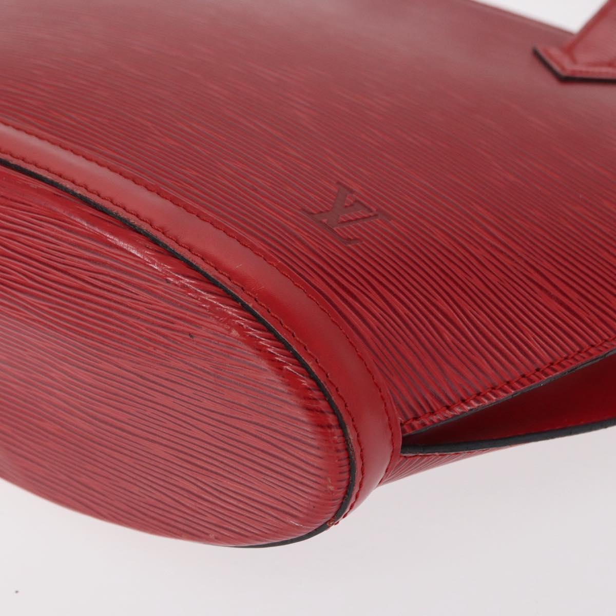 LOUIS VUITTON Epi Saint Jacques Shoulder Bag Red M52277 LV Auth ep12316
