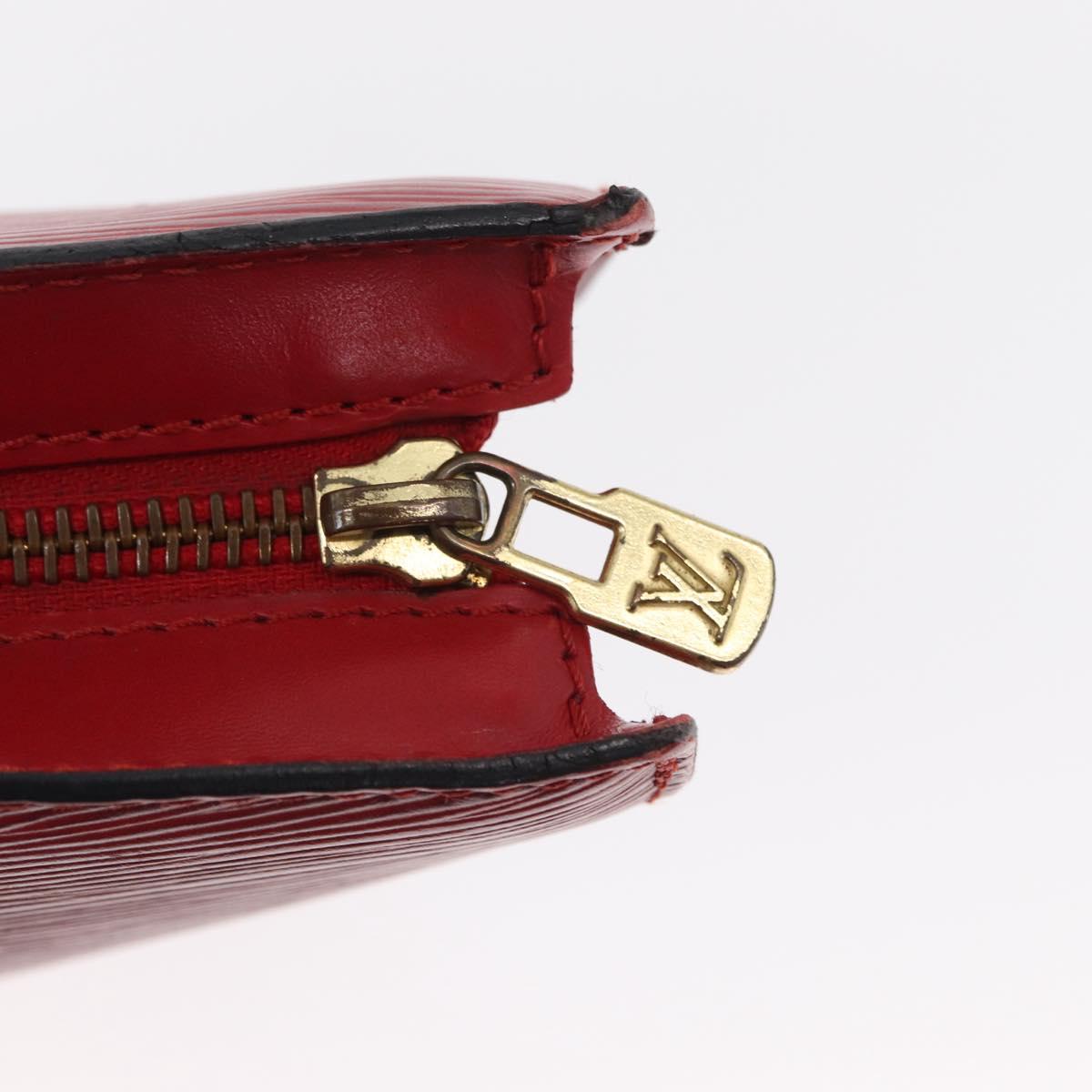 LOUIS VUITTON Epi Saint Jacques Shoulder Bag Red M52277 LV Auth ep12316