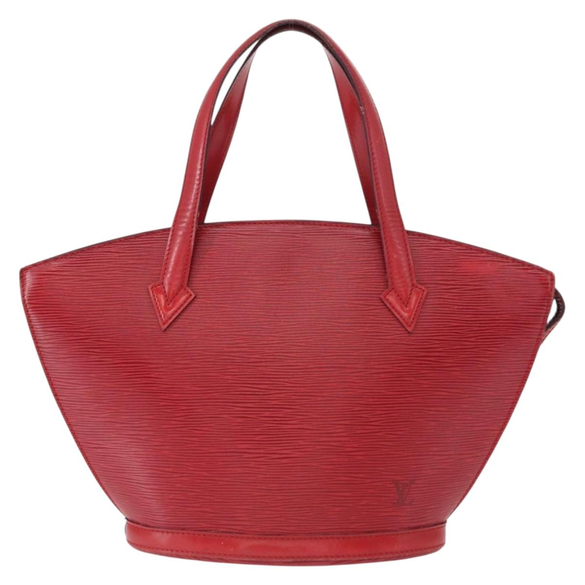 LOUIS VUITTON Epi Saint Jacques Shoulder Bag Red M52277 LV Auth ep12316