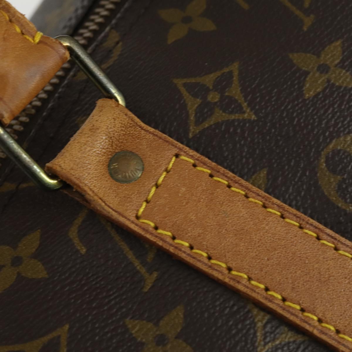 LOUIS VUITTON Monogram Keepall 55 Boston Bag M41424 LV Auth ep12372