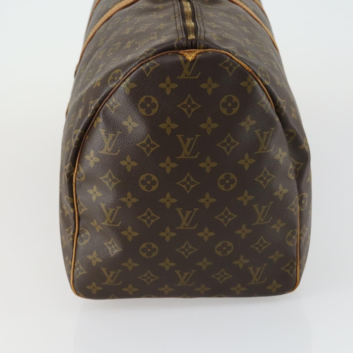 LOUIS VUITTON Monogram Keepall 55 Boston Bag M41424 LV Auth ep12372