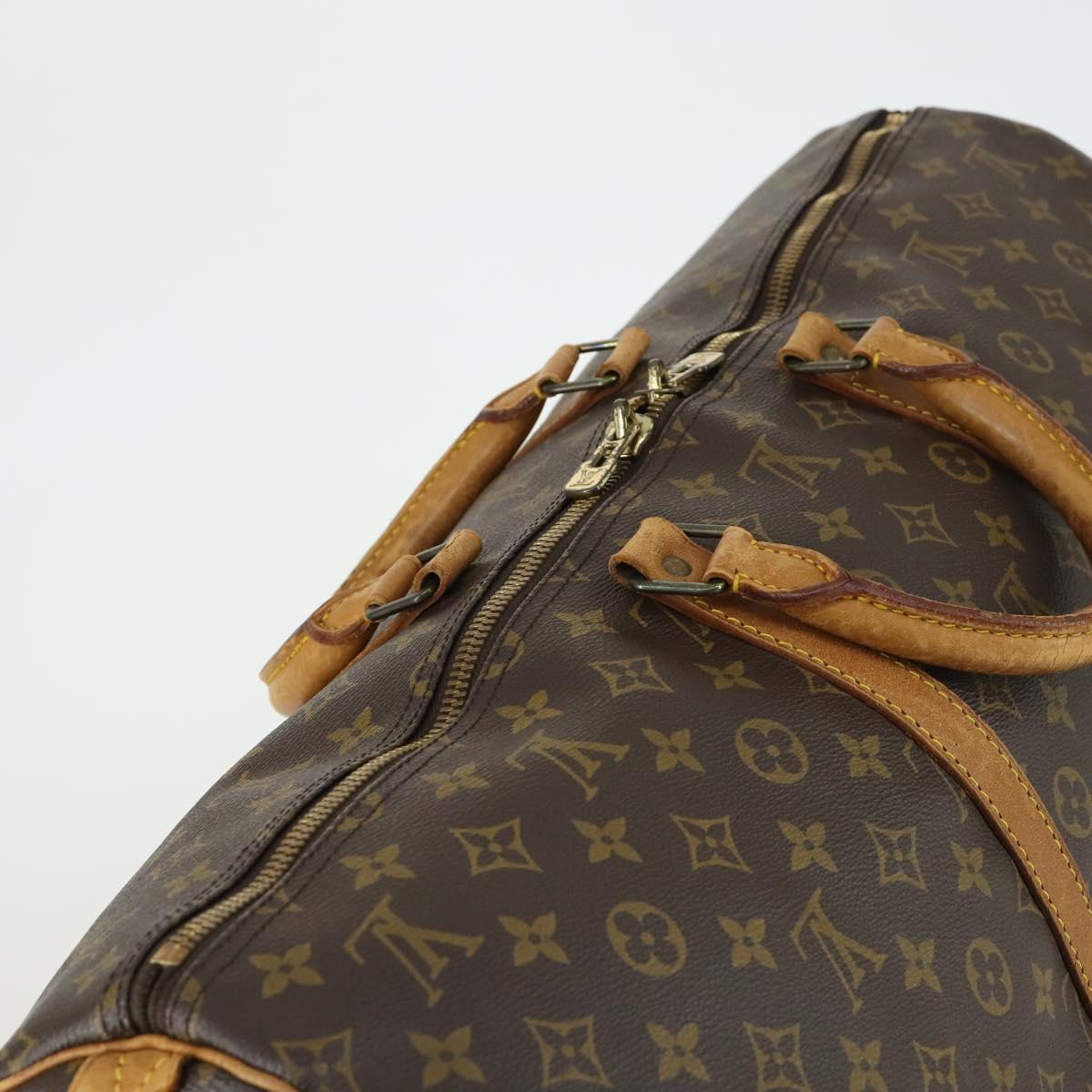 LOUIS VUITTON Monogram Keepall 55 Boston Bag M41424 LV Auth ep12372