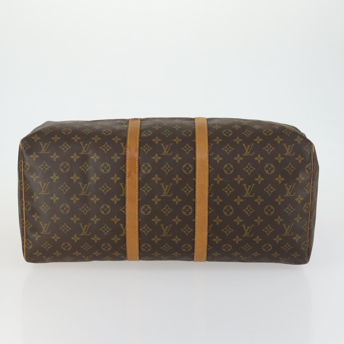 LOUIS VUITTON Monogram Keepall 55 Boston Bag M41424 LV Auth ep12372