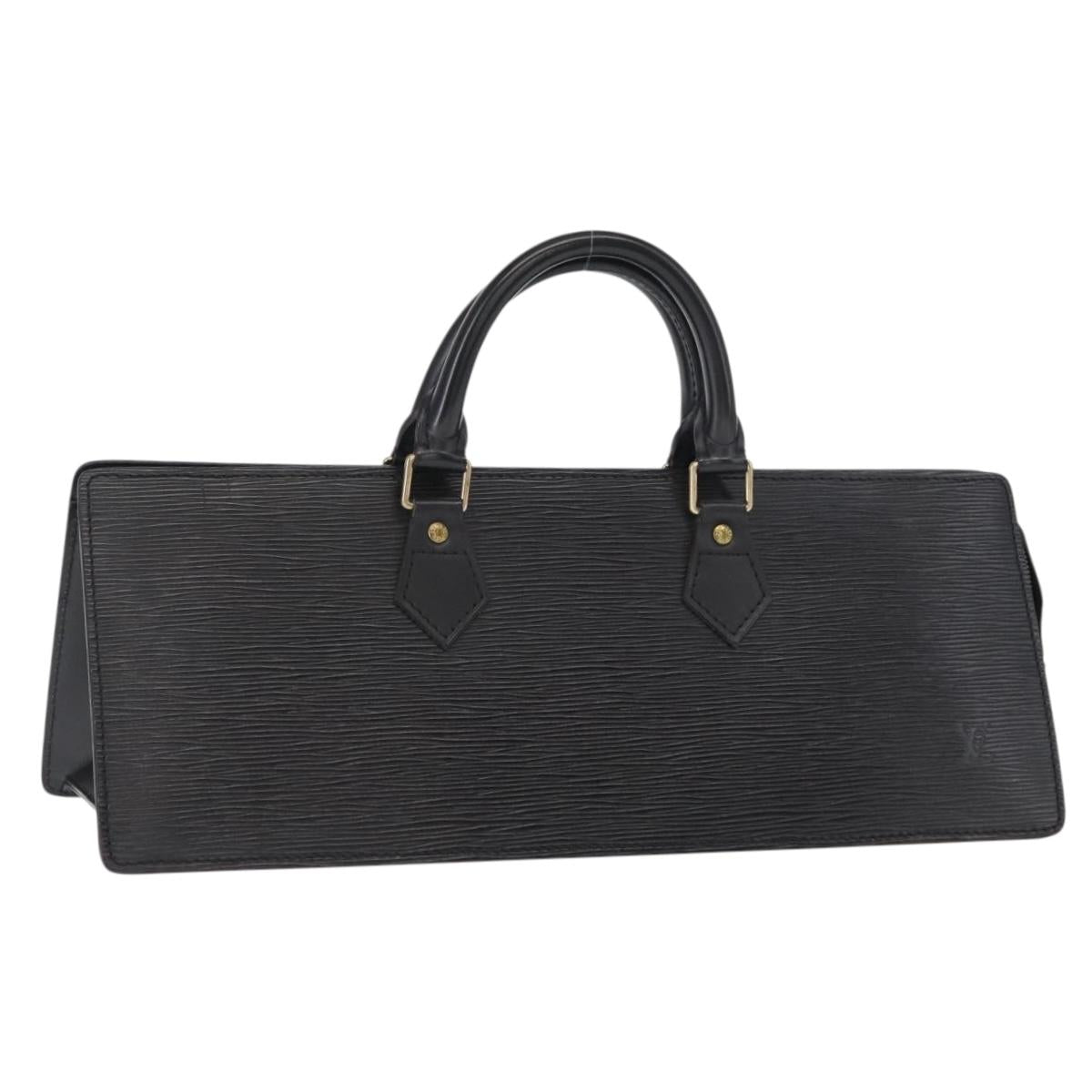 LOUIS VUITTON Epi Sac Triangle Hand Bag Black M52092 LV Auth ep12373