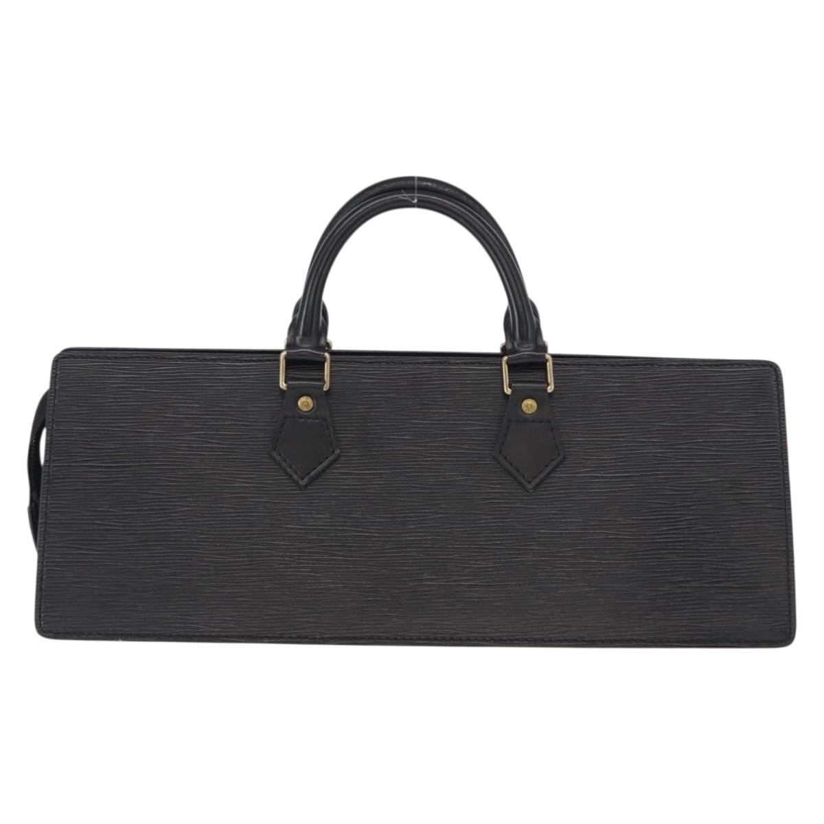 LOUIS VUITTON Epi Sac Triangle Hand Bag Black M52092 LV Auth ep12373