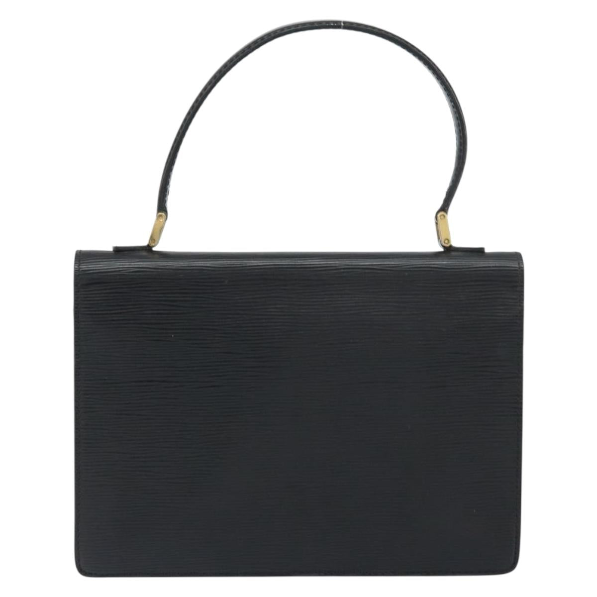 LOUIS VUITTON Epi Concorde Hand Bag Black M52132 LV Auth ep12387