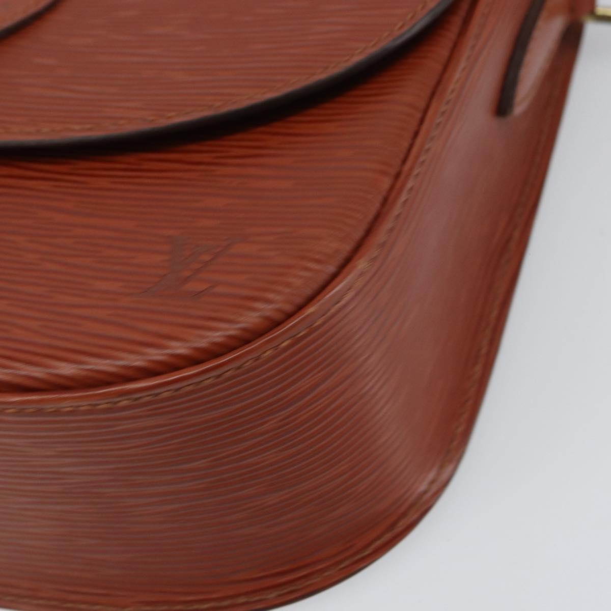 LOUIS VUITTON Epi Saint Cloud GM Shoulder Bag Brown M52193 LV Auth ep12405