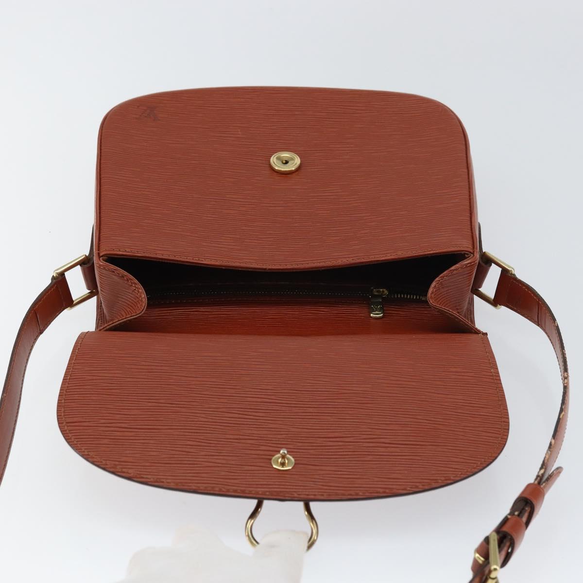 LOUIS VUITTON Epi Saint Cloud GM Shoulder Bag Brown M52193 LV Auth ep12405