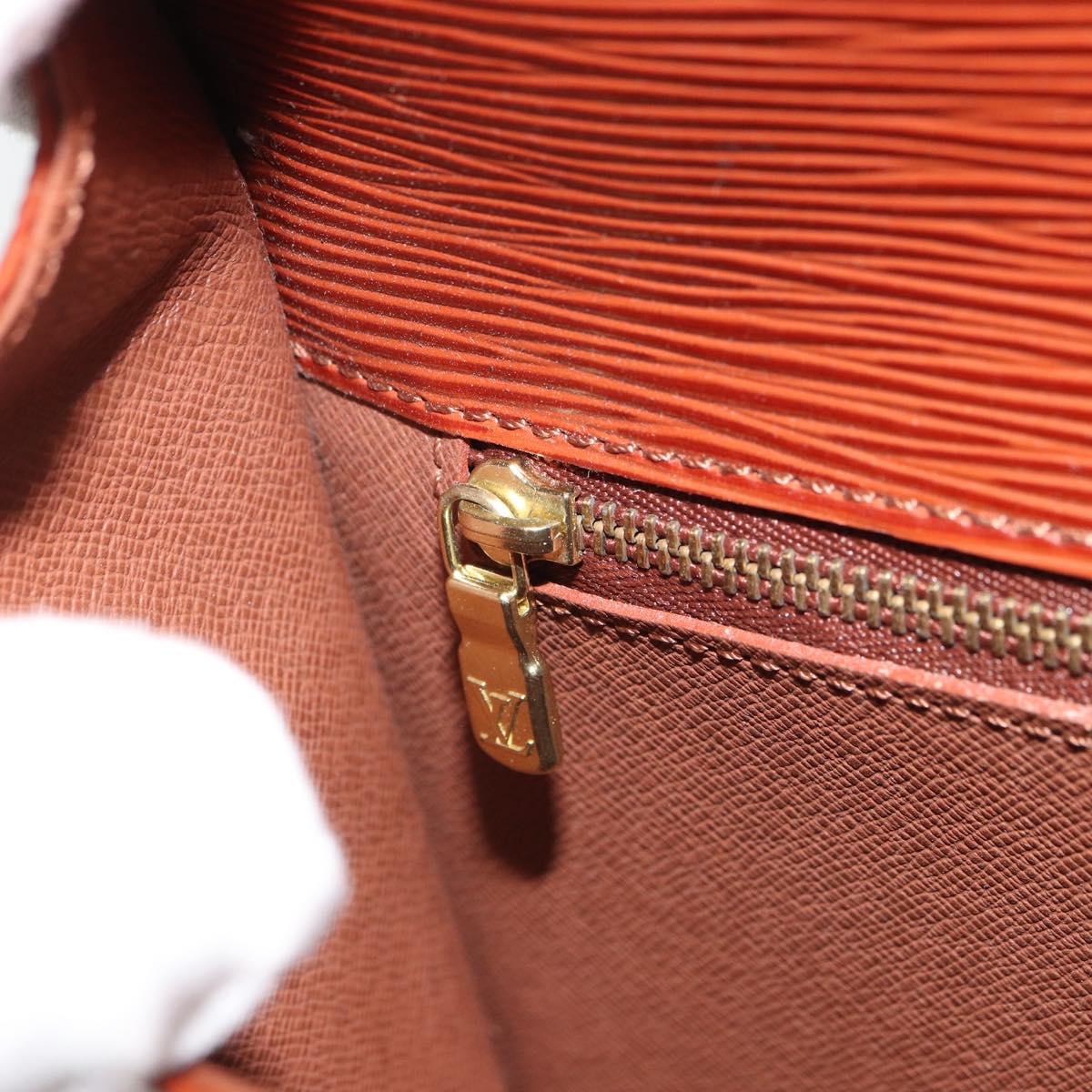 LOUIS VUITTON Epi Saint Cloud GM Shoulder Bag Brown M52193 LV Auth ep12405