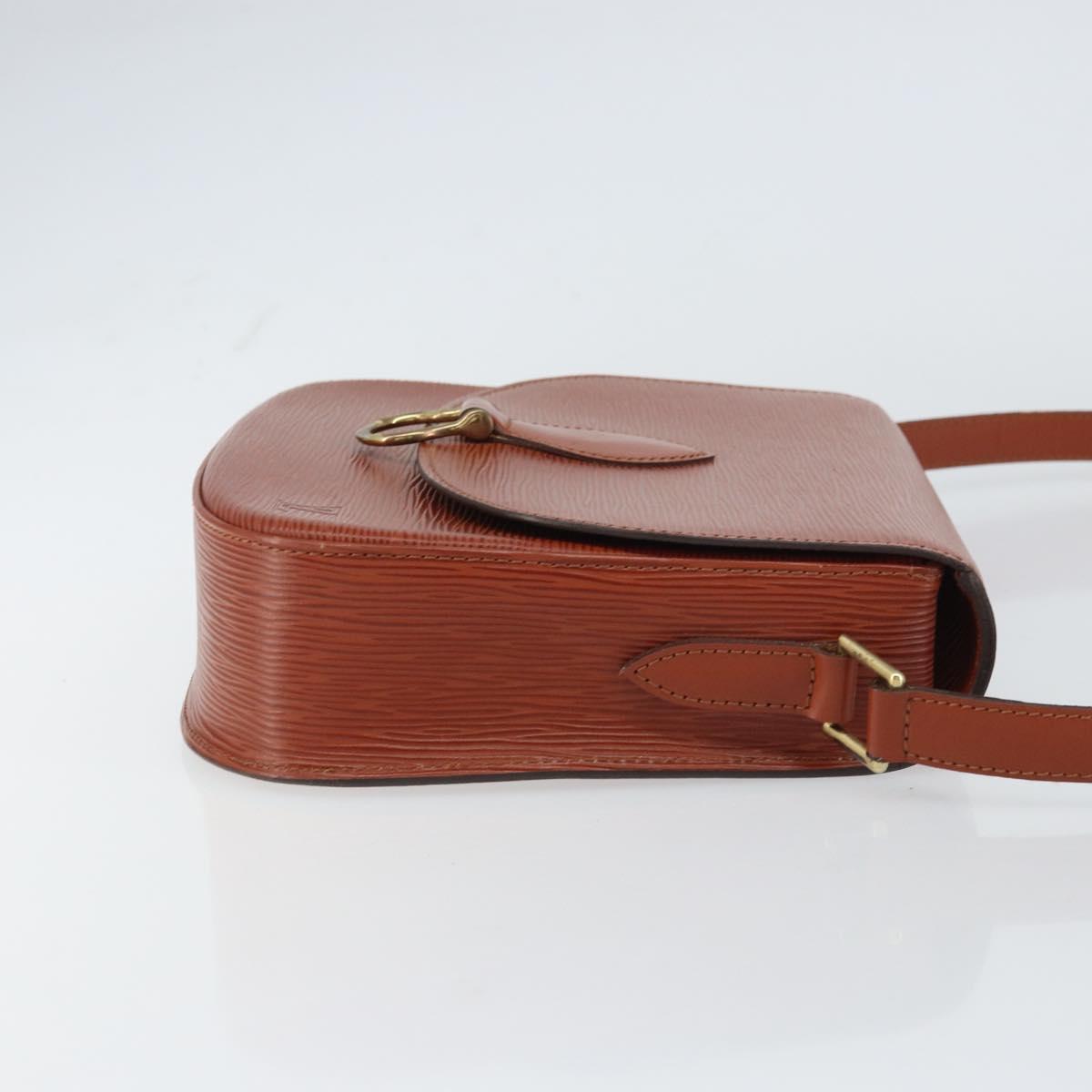LOUIS VUITTON Epi Saint Cloud GM Shoulder Bag Brown M52193 LV Auth ep12405