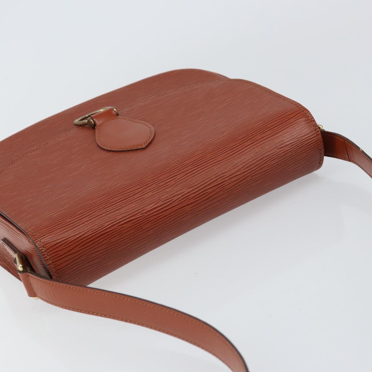 LOUIS VUITTON Epi Saint Cloud GM Shoulder Bag Brown M52193 LV Auth ep12405