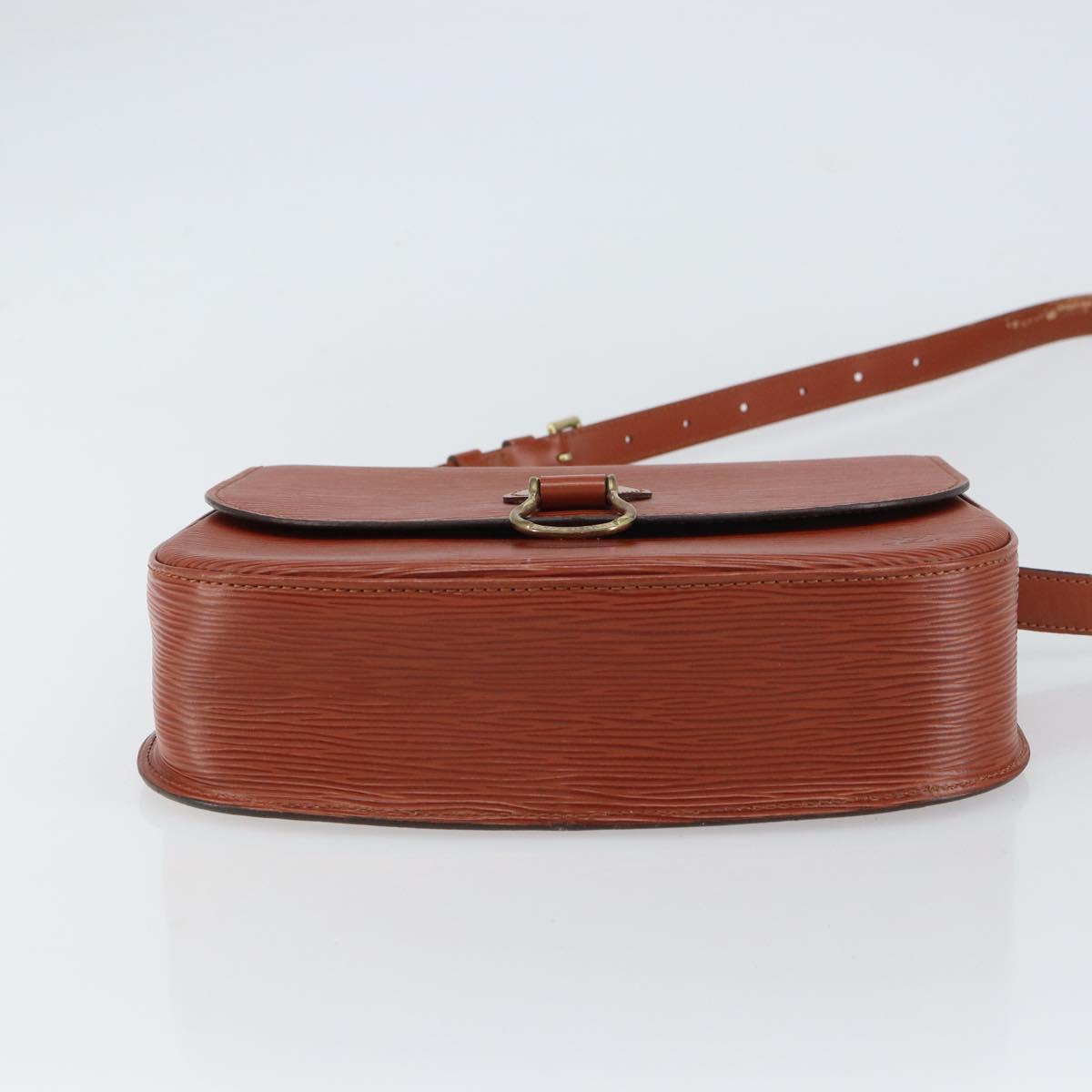 LOUIS VUITTON Epi Saint Cloud GM Shoulder Bag Brown M52193 LV Auth ep12405