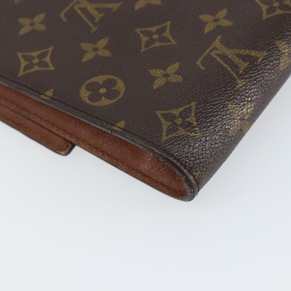 LOUIS VUITTON Monogram Porte Envelope Clutch Bag M51801 LV Auth ep12409