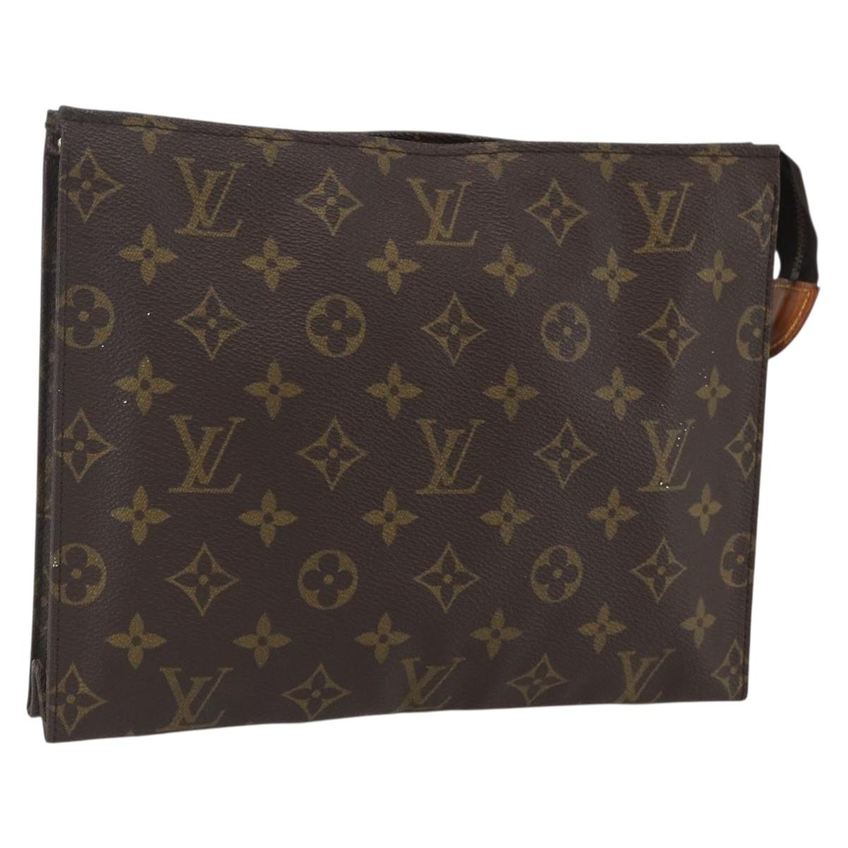 LOUIS VUITTON Monogram Poche Toilette 26 Pouch M47542 LV Auth ep12440