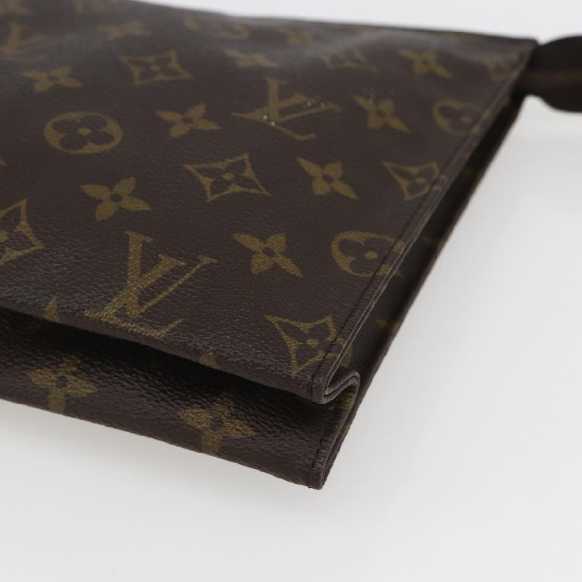 LOUIS VUITTON Monogram Poche Toilette 26 Pouch M47542 LV Auth ep12440