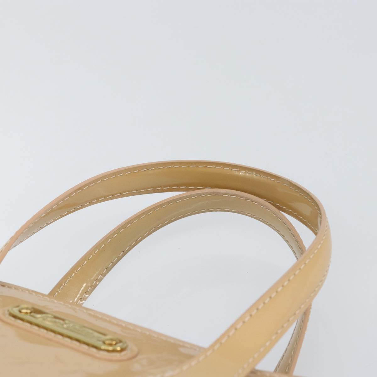 LOUIS VUITTON Vernis Wilshire PM Hand Bag Rose Flow Lantern M91642 Auth ep12449