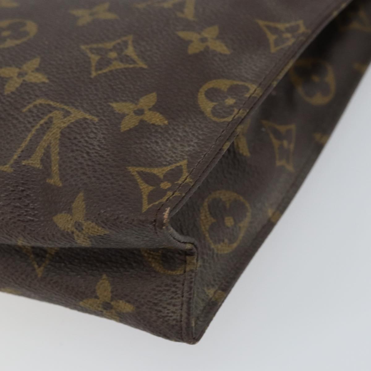 LOUIS VUITTON Monogram Poche Toilette 26 Pouch M47542 LV Auth ep12450
