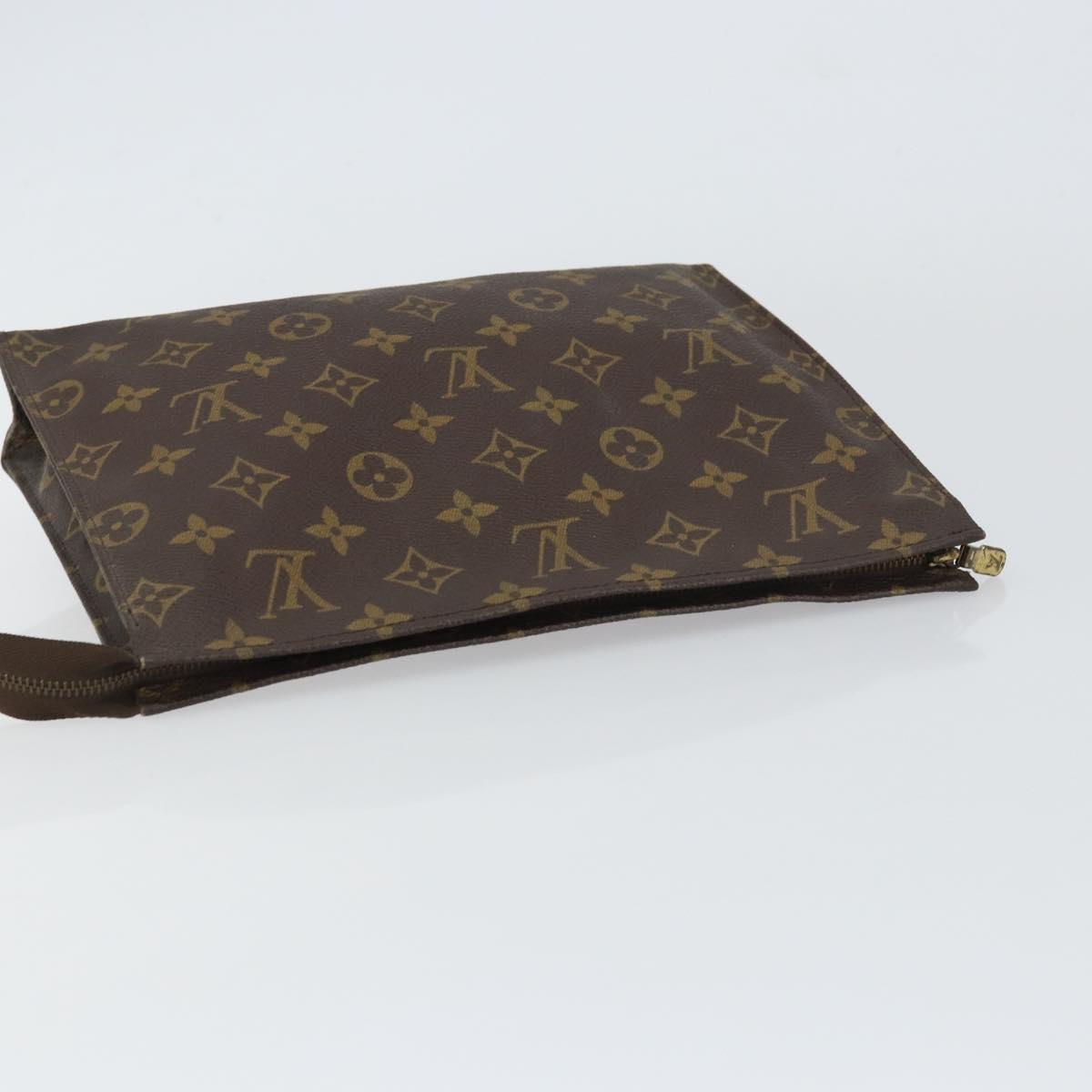 LOUIS VUITTON Monogram Poche Toilette 26 Pouch M47542 LV Auth ep12450