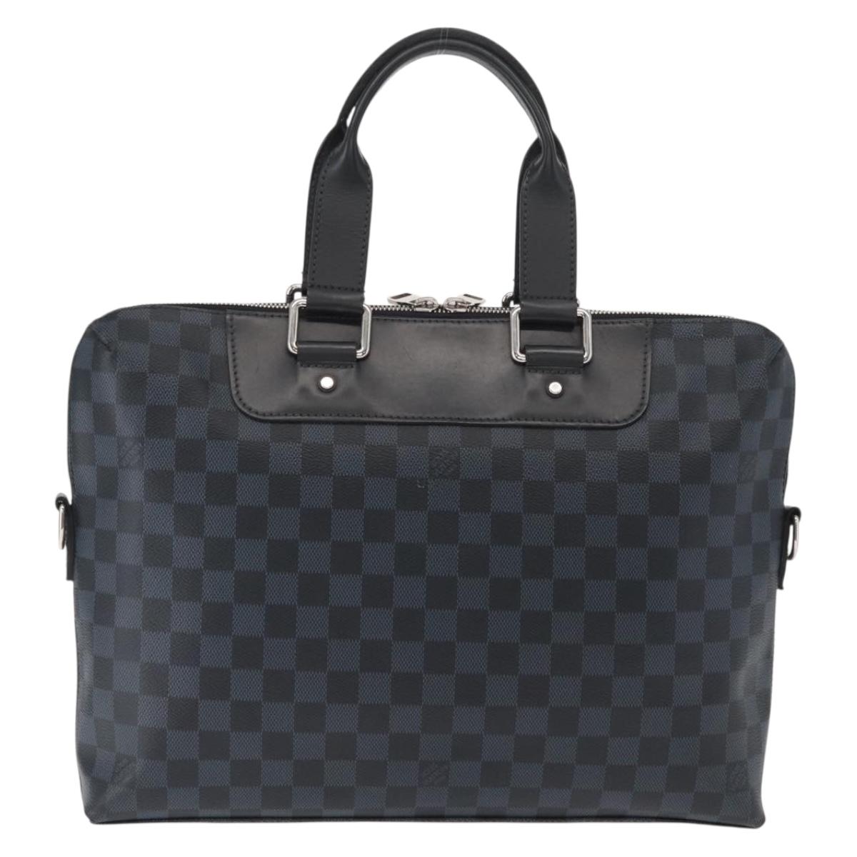 LOUIS VUITTON Damier Cobalt Porte Documents Jules Bag 2way N41589 Auth ep12472