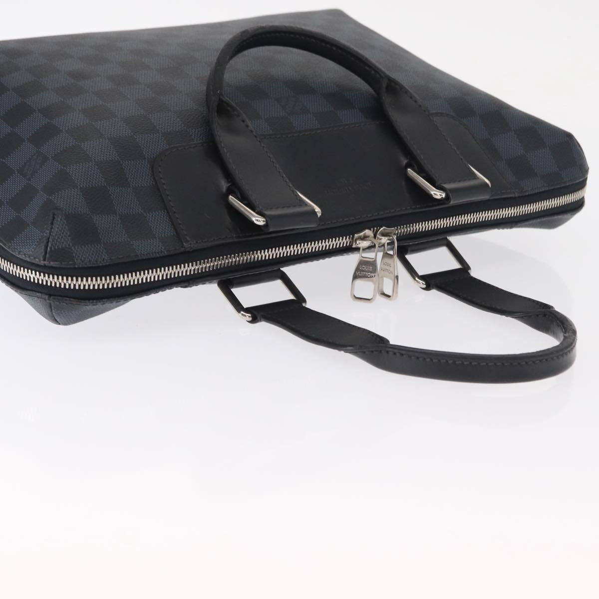 LOUIS VUITTON Damier Cobalt Porte Documents Jules Bag 2way N41589 Auth ep12472