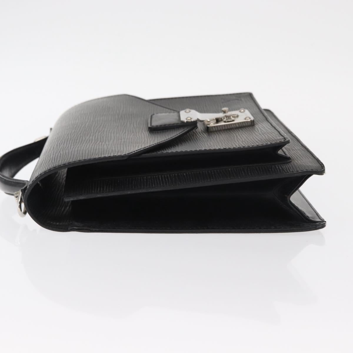 LOUIS VUITTON Epi Monceau 28 Hand Bag Black M52122 LV Auth ep12499