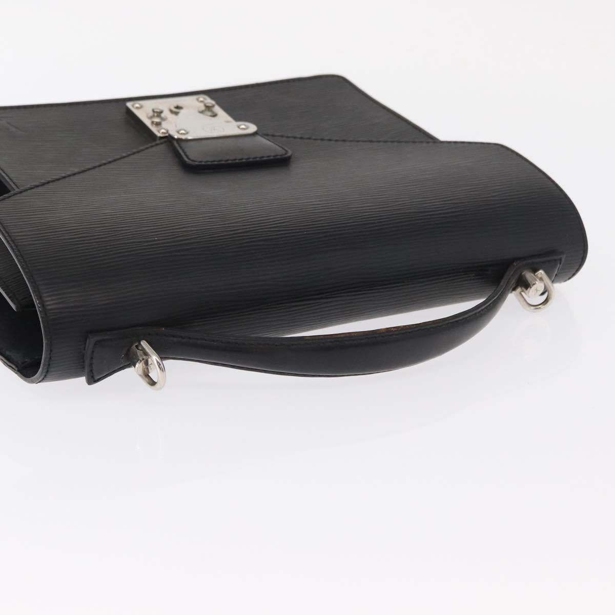 LOUIS VUITTON Epi Monceau 28 Hand Bag Black M52122 LV Auth ep12499