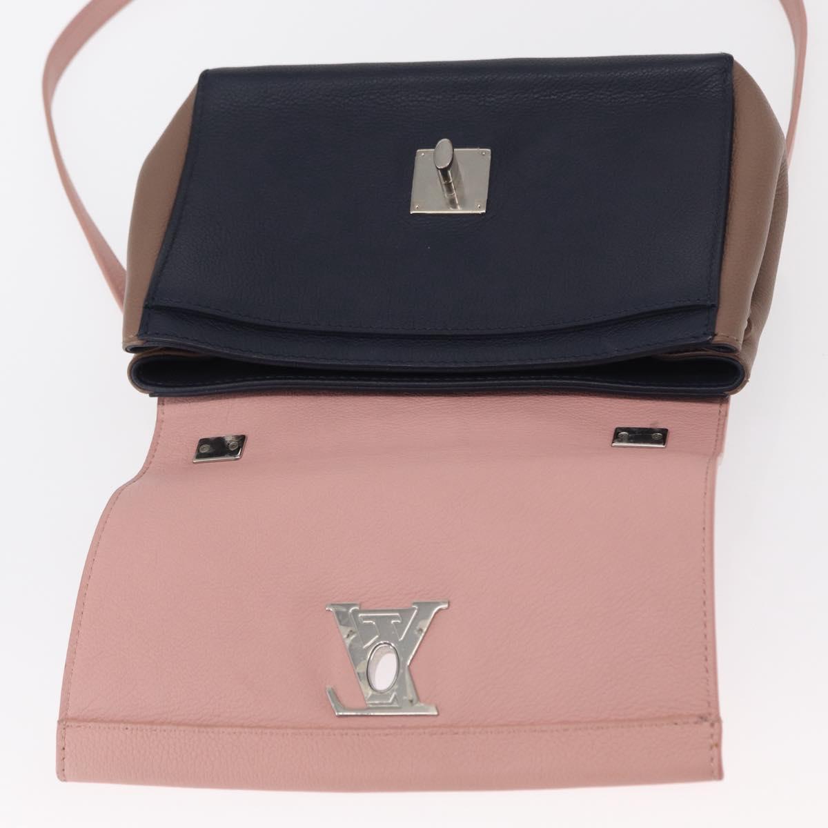 LOUIS VUITTON Rock Me 2 BB Shoulder Bag Leather Pink M54576 LV Auth ep12511