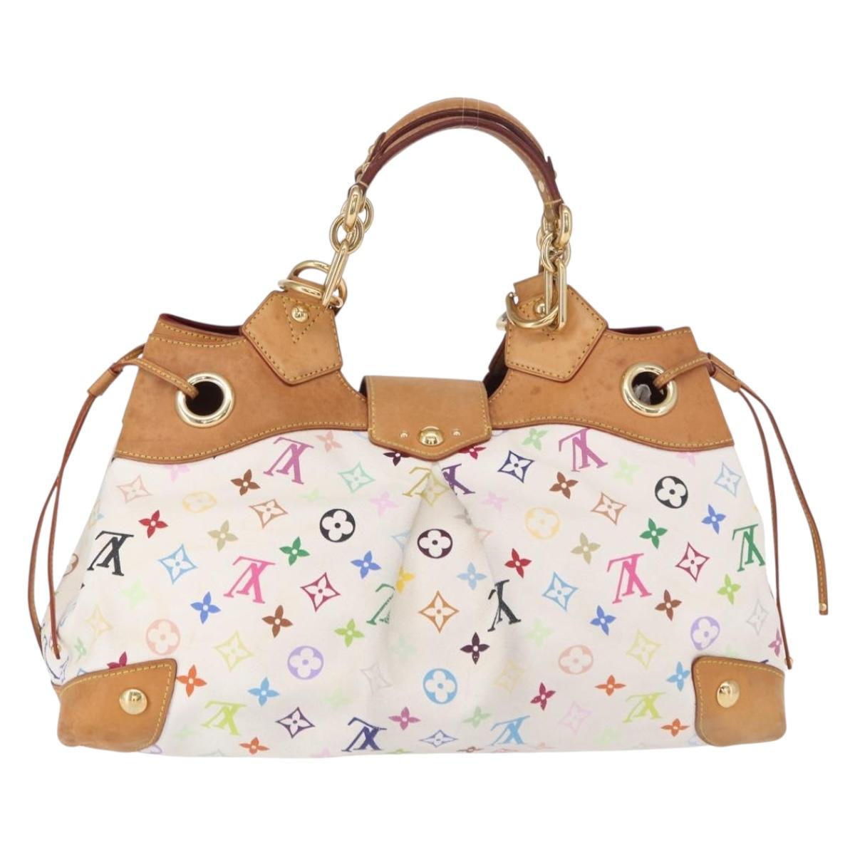 LOUIS VUITTON Monogram Multicolor Ursula Tote Bag White M40123 LV Auth ep12515