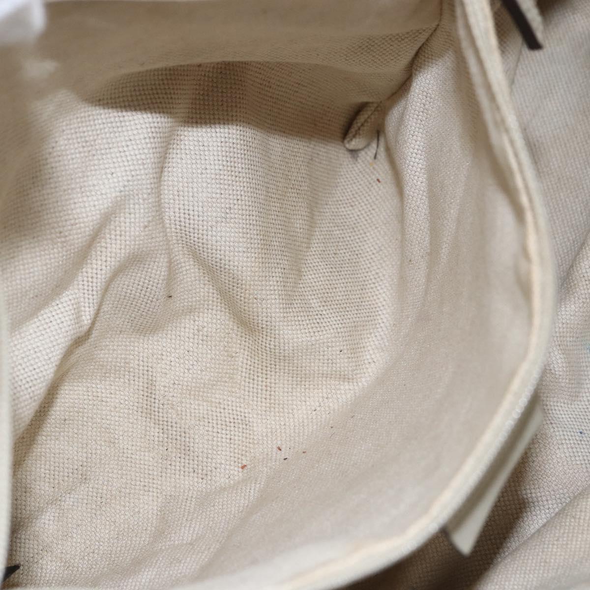 GUCCI GG Canvas Guccissima Sukey Bag Leather 2way Ivory Gold 247902 Auth ep12526