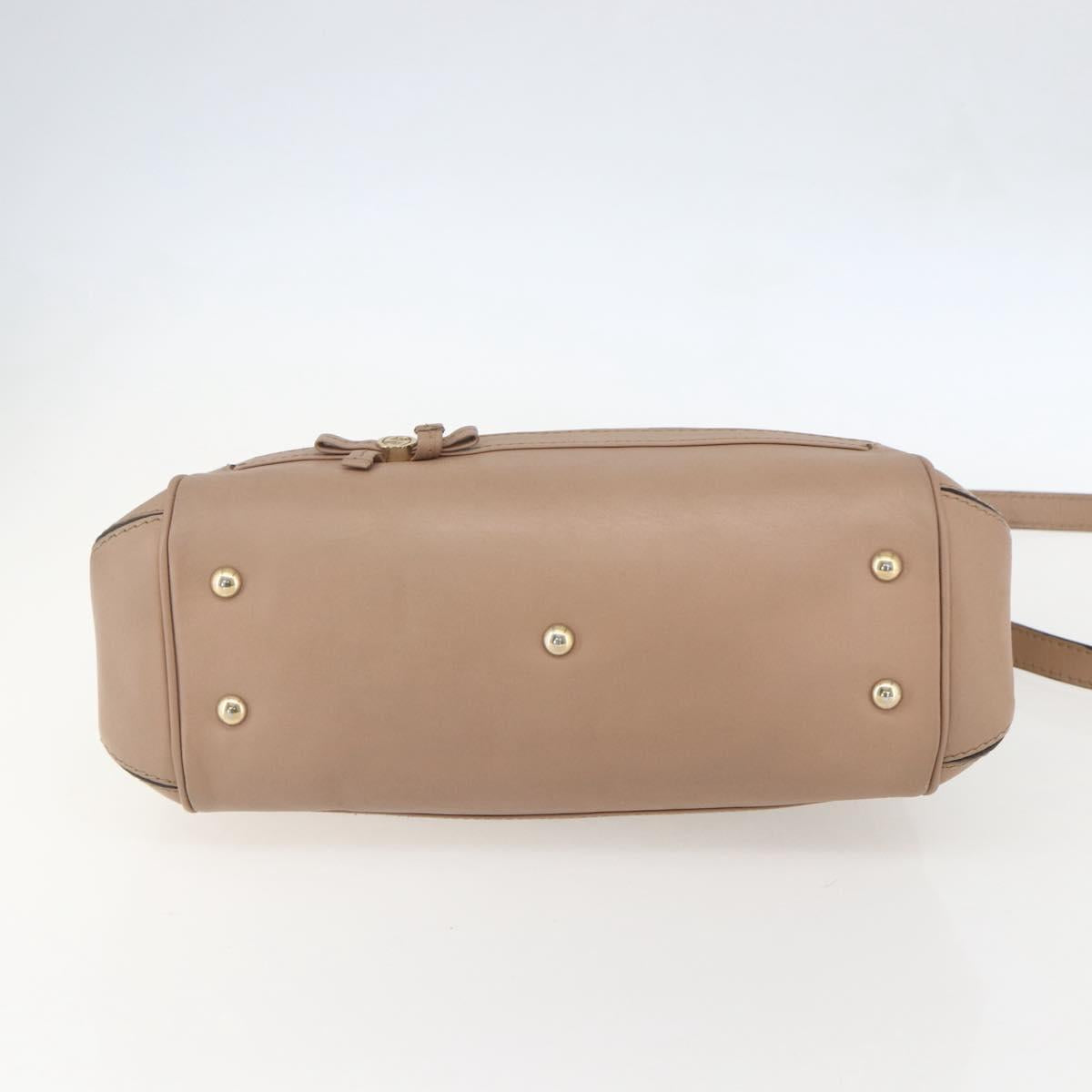 GUCCI GG Canvas Web Sherry Line Mayfair Bag 2way Beige Red 269894 Auth ep12531