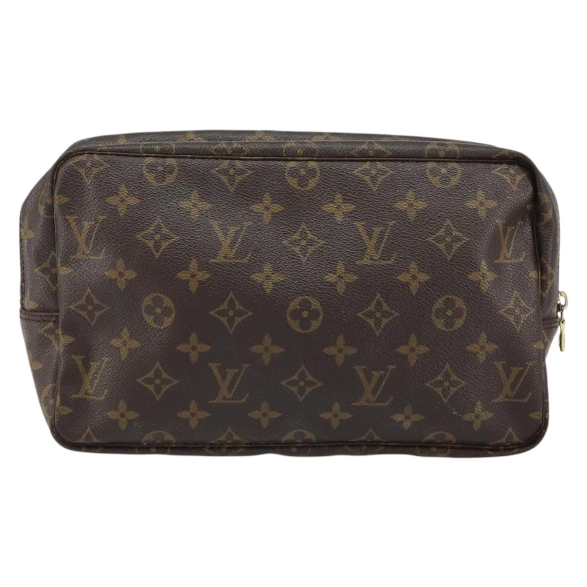 LOUIS VUITTON Monogram Trousse Toilette 28 Clutch Bag M47522 LV Auth ep12551