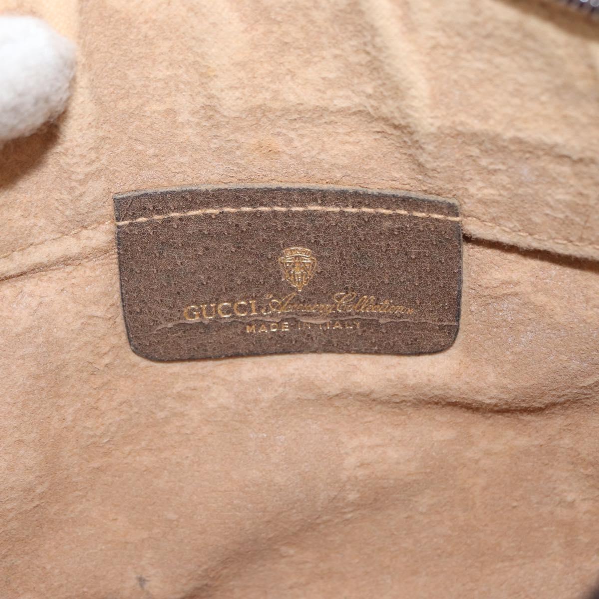 GUCCI GG Supreme Shoulder Bag PVC Beige Gold 904 02 020 Auth ep12554