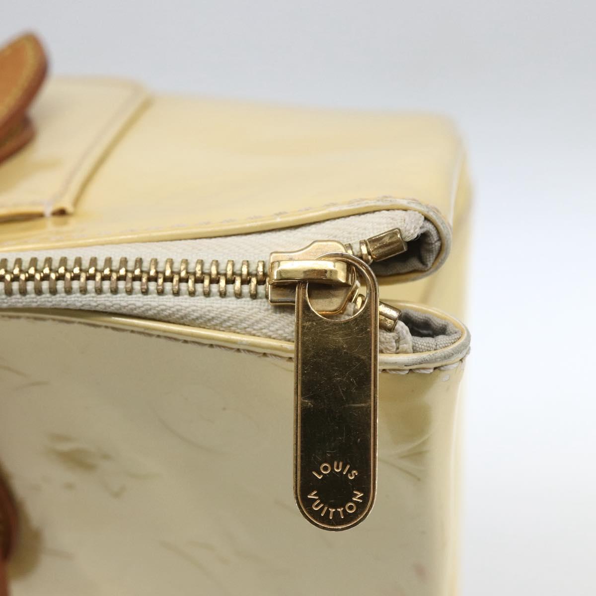 LOUIS VUITTON Monogram Vernis Rosewood Avenue Bag Perle M93508 LV Auth ep12556