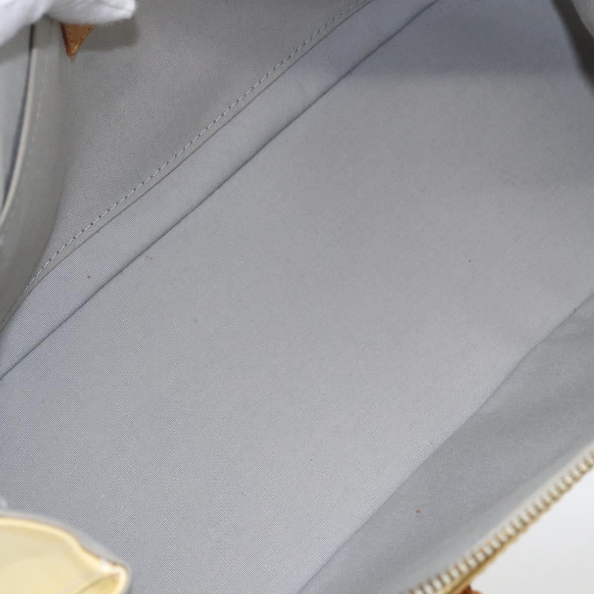 LOUIS VUITTON Monogram Vernis Rosewood Avenue Bag Perle M93508 LV Auth ep12556