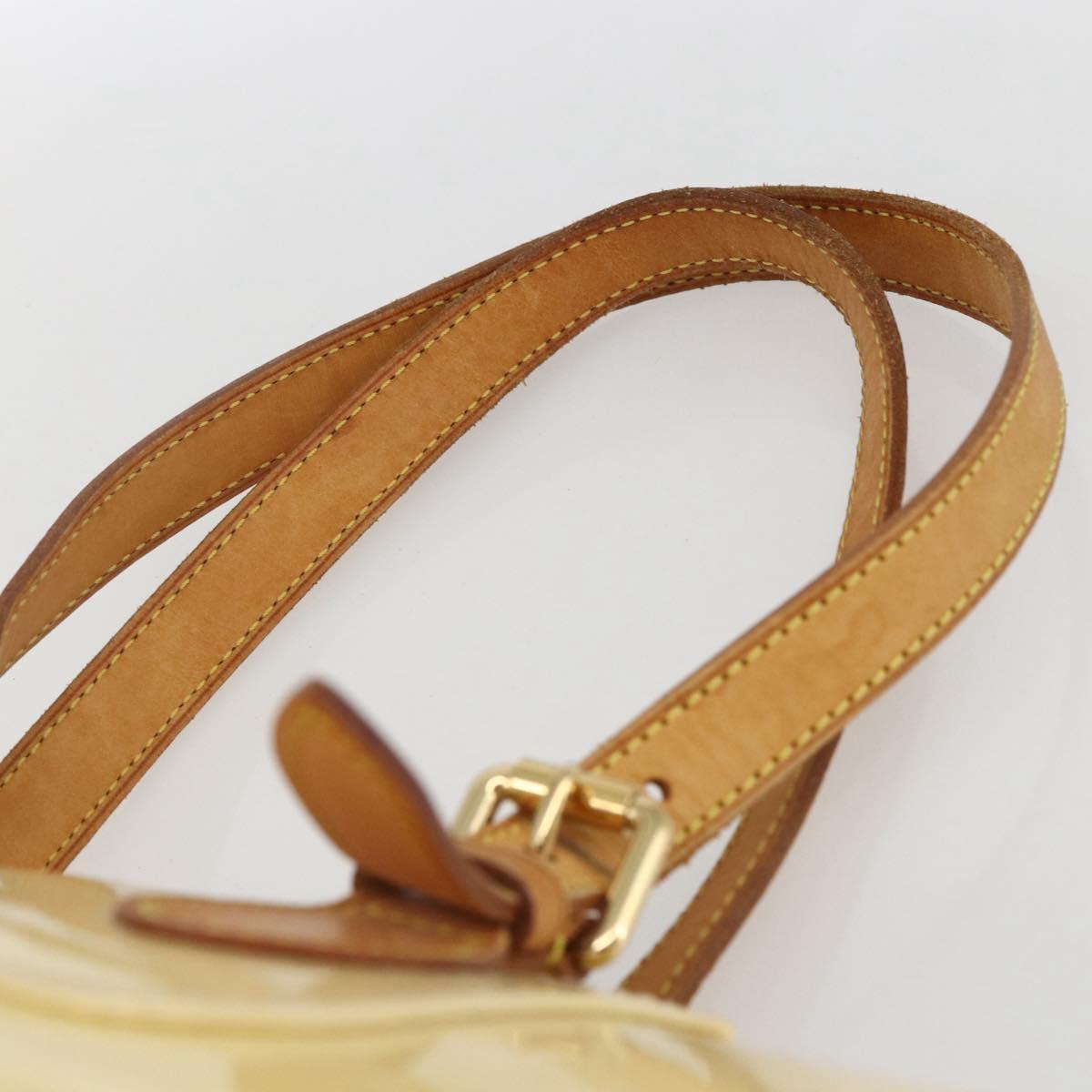 LOUIS VUITTON Monogram Vernis Rosewood Avenue Bag Perle M93508 LV Auth ep12556