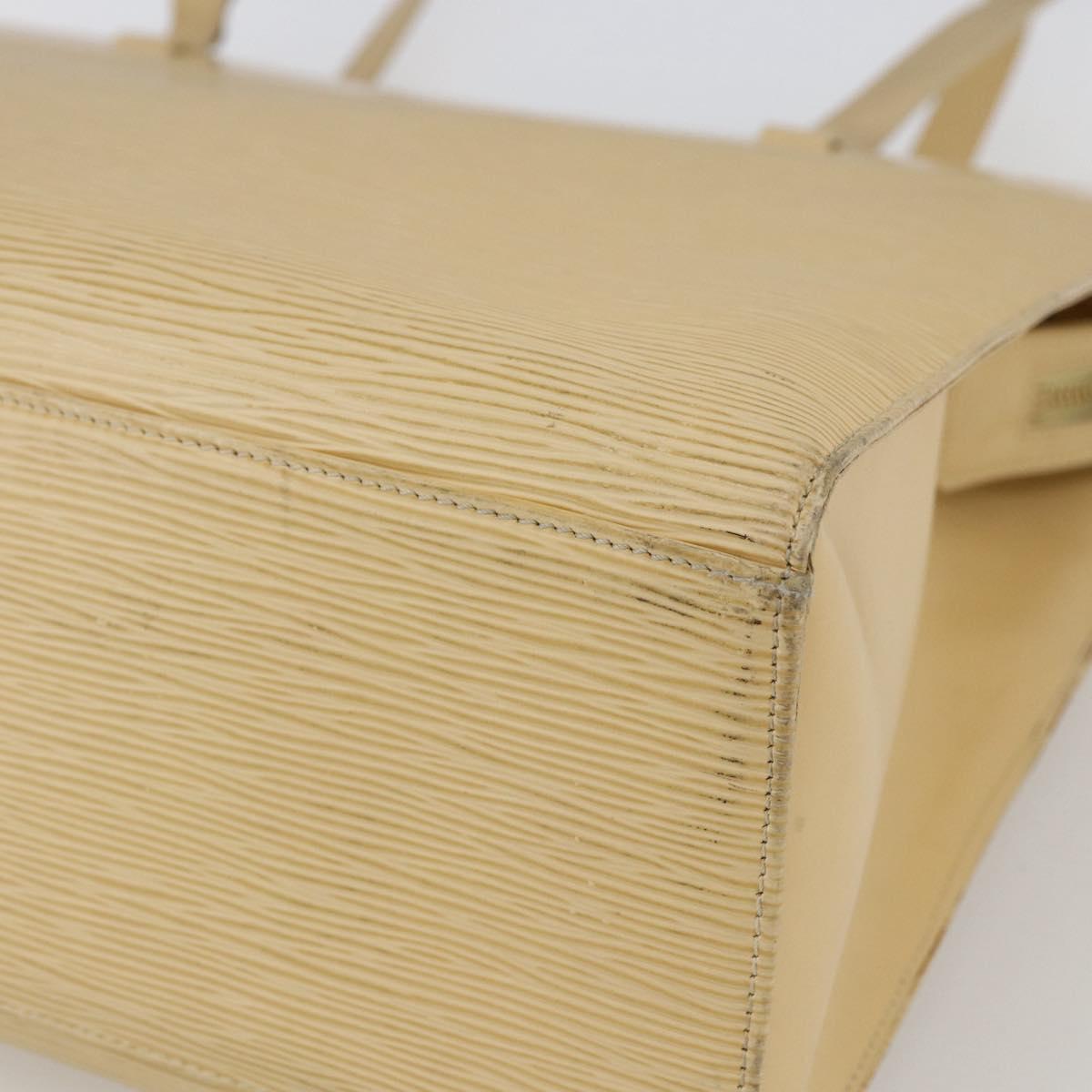LOUIS VUITTON Epi Croisette GM Tote Bag Vanilla M5250A LV Auth ep12562