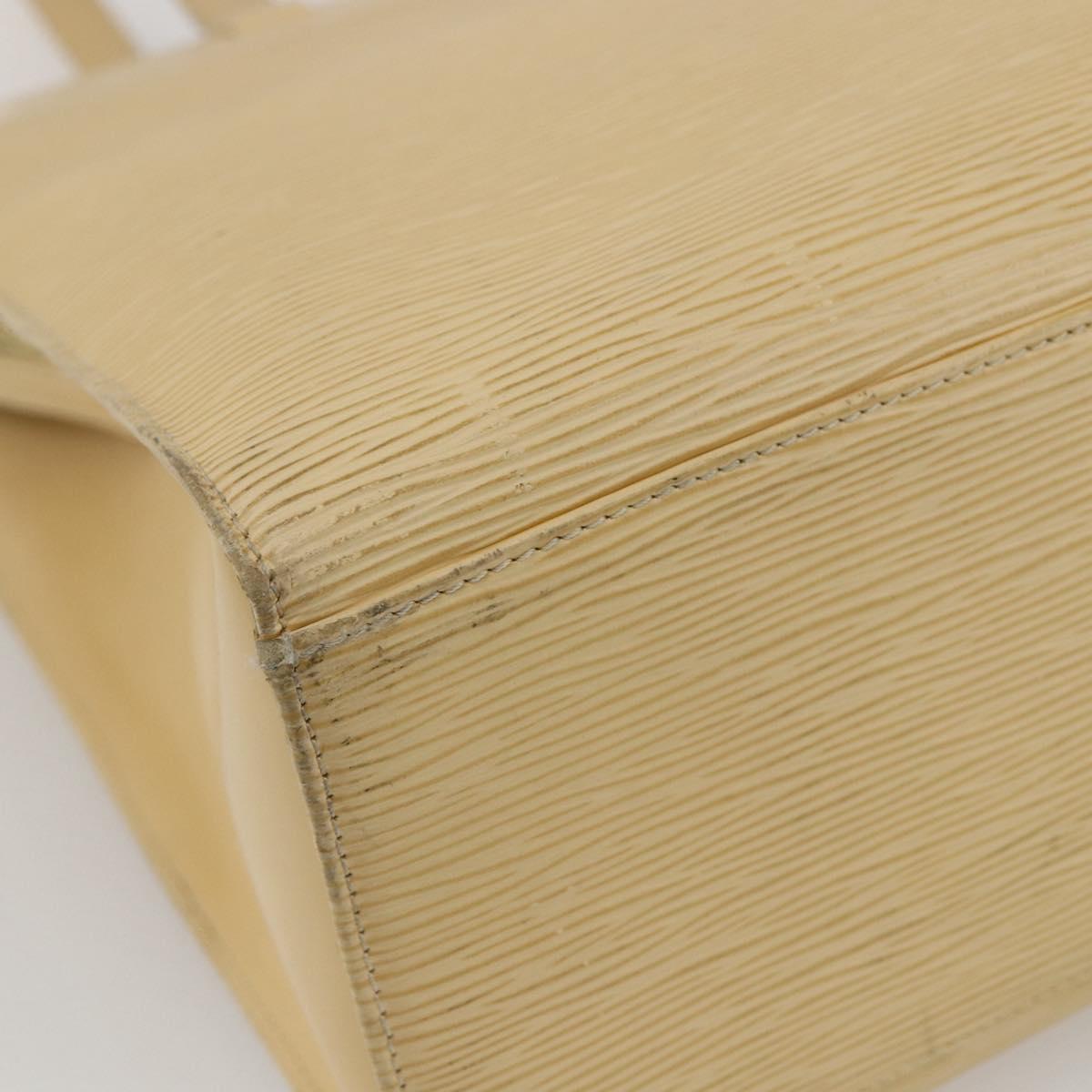 LOUIS VUITTON Epi Croisette GM Tote Bag Vanilla M5250A LV Auth ep12562