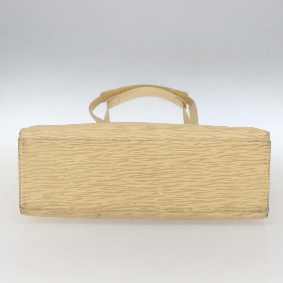 LOUIS VUITTON Epi Croisette GM Tote Bag Vanilla M5250A LV Auth ep12562