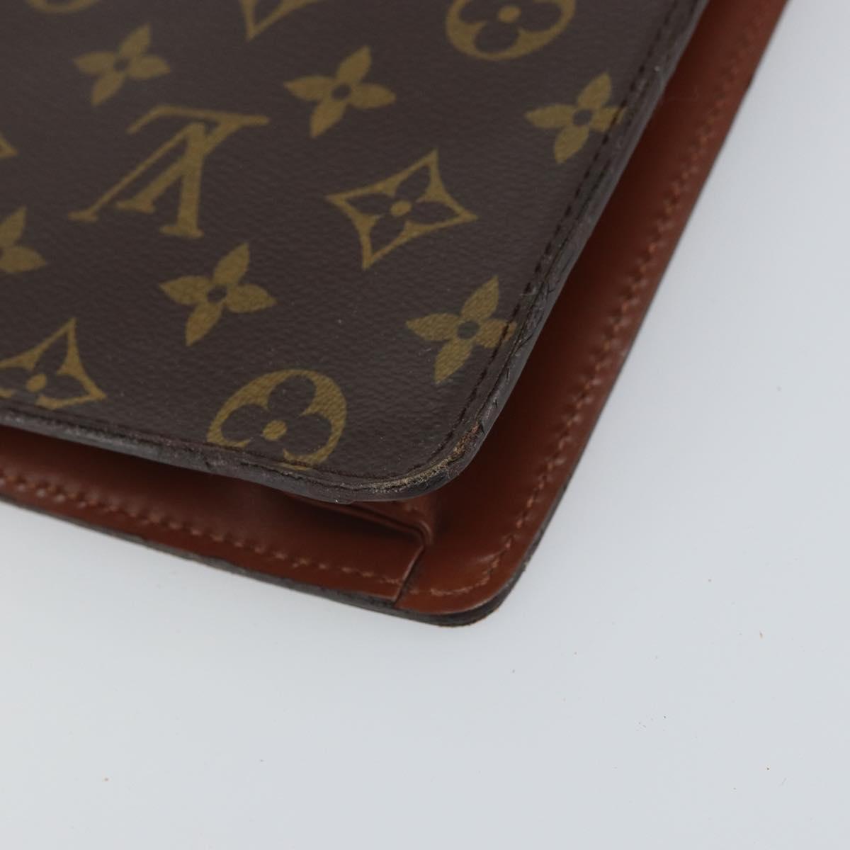 LOUIS VUITTON Monogram Porte Documents Bandouliere Bag M53338 LV Auth ep12567