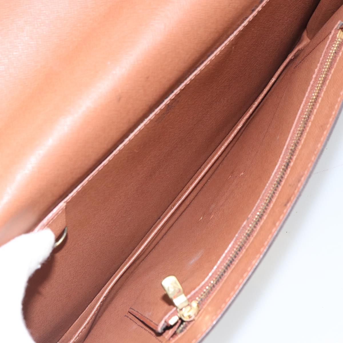 LOUIS VUITTON Monogram Porte Documents Bandouliere Bag M53338 LV Auth ep12567