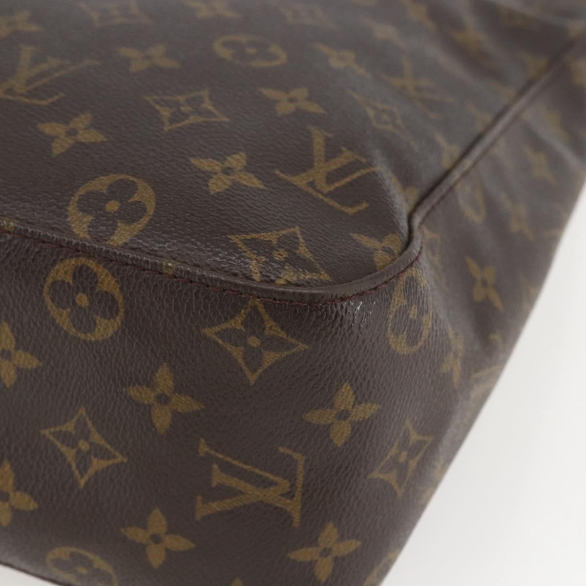 LOUIS VUITTON Monogram Looping GM Shoulder Bag M51145 LV Auth ep12570