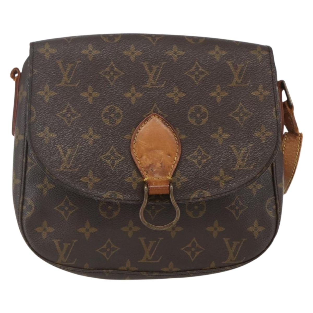 LOUIS VUITTON Monogram Saint Cloud GM Shoulder Bag M51242 LV Auth ep12575