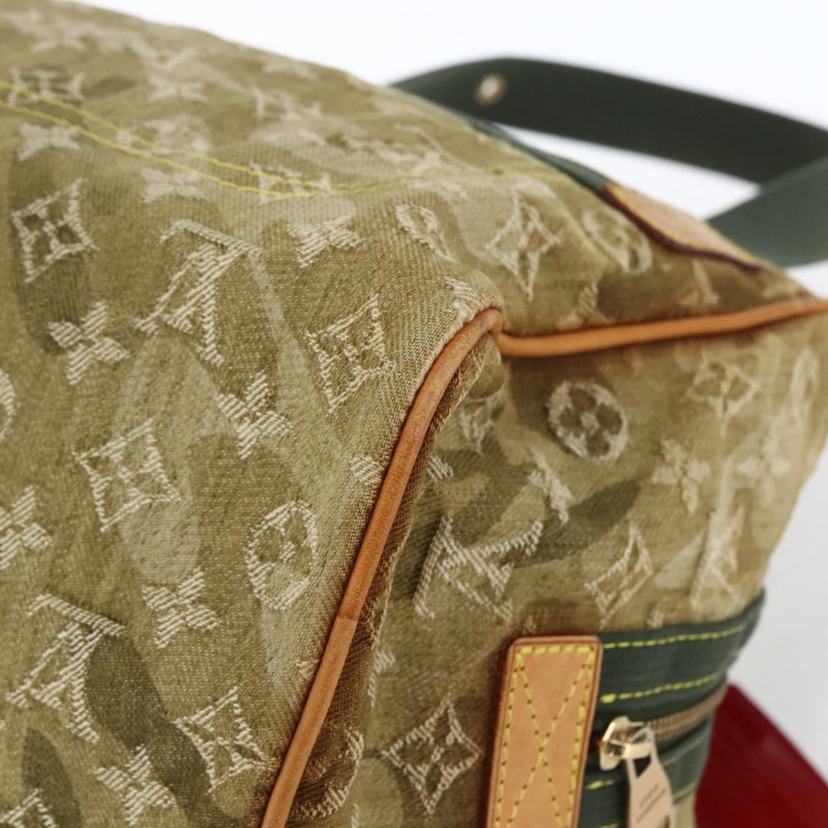 LOUIS VUITTON Monogram Morafrage jasmine Shoulder Bag Khaki M95772 Auth ep12579