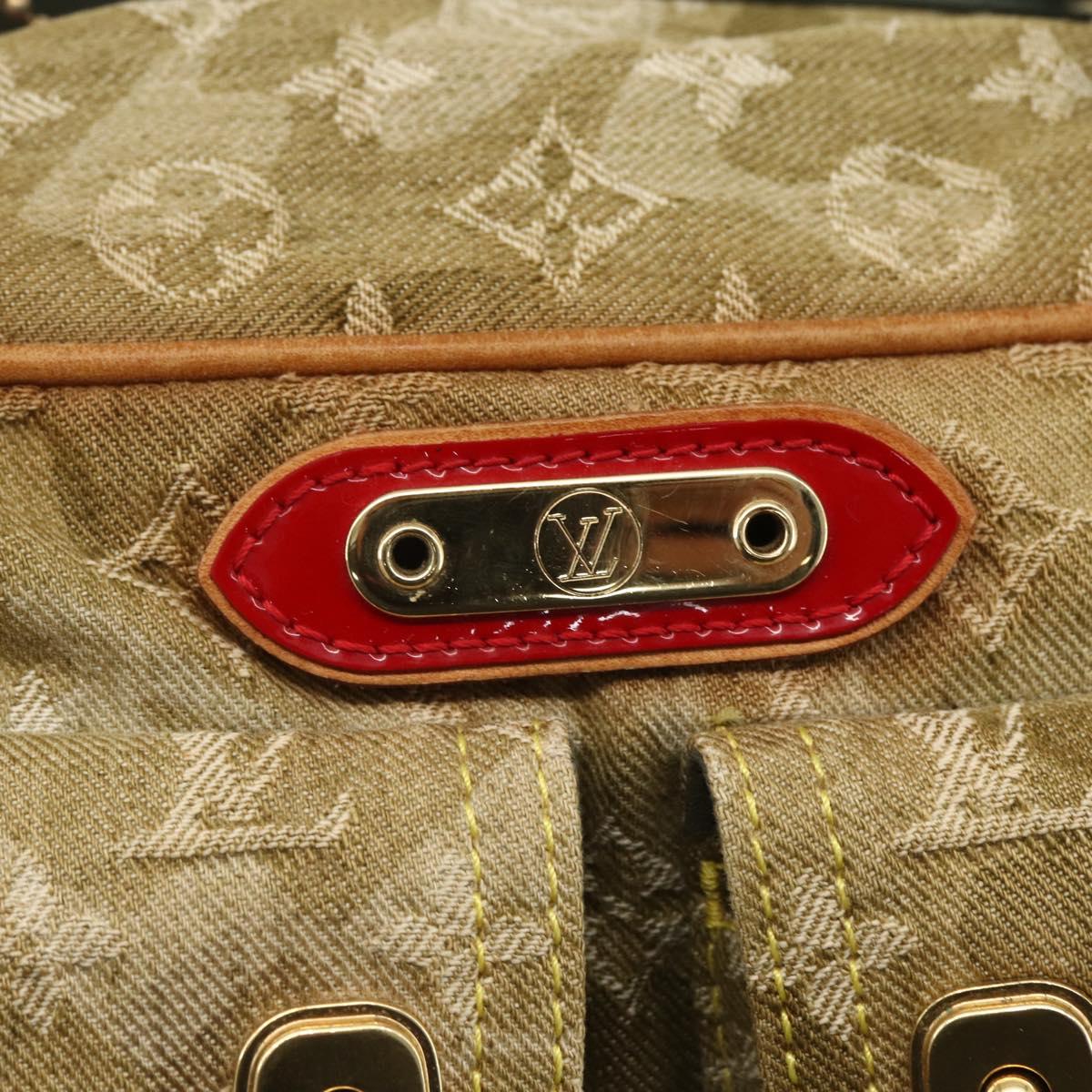 LOUIS VUITTON Monogram Morafrage jasmine Shoulder Bag Khaki M95772 Auth ep12579