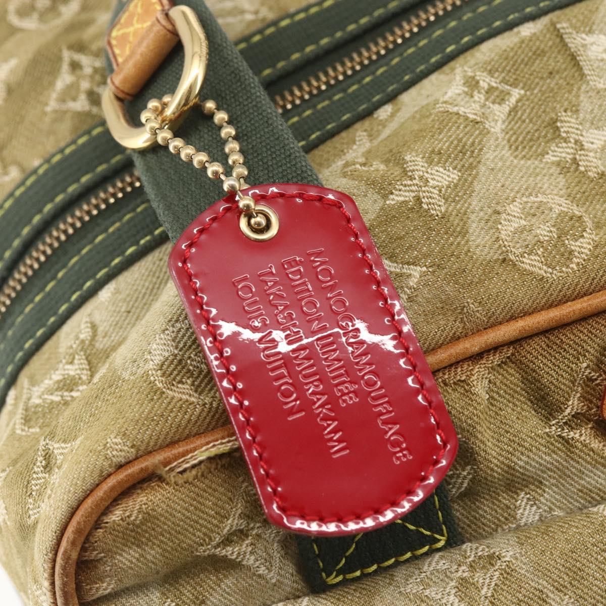 LOUIS VUITTON Monogram Morafrage jasmine Shoulder Bag Khaki M95772 Auth ep12579