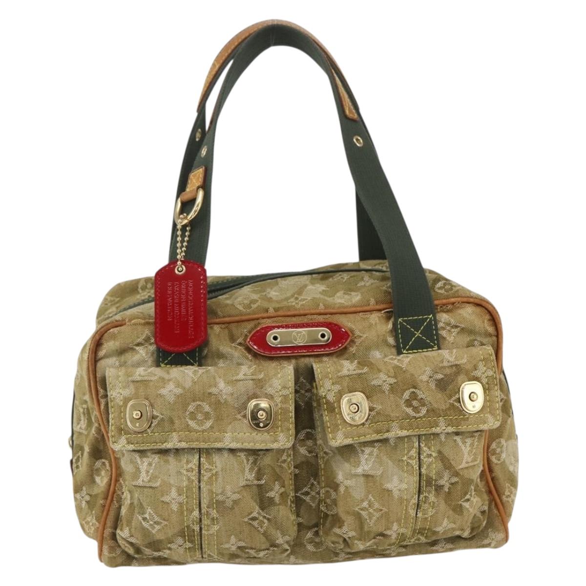 LOUIS VUITTON Monogram Morafrage jasmine Shoulder Bag Khaki M95772 Auth ep12579