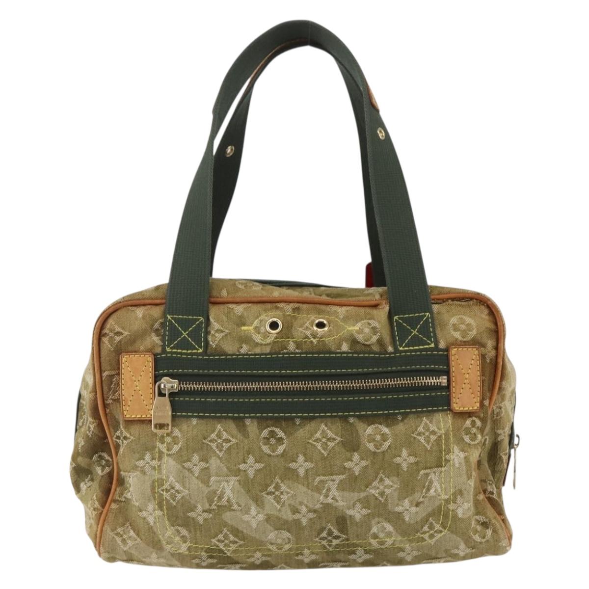 LOUIS VUITTON Monogram Morafrage jasmine Shoulder Bag Khaki M95772 Auth ep12579